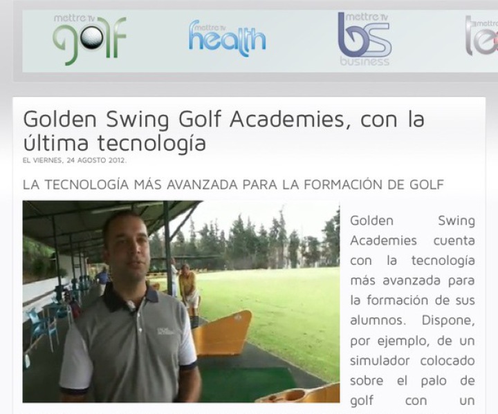interviewing Mariano Bertorello golf academy